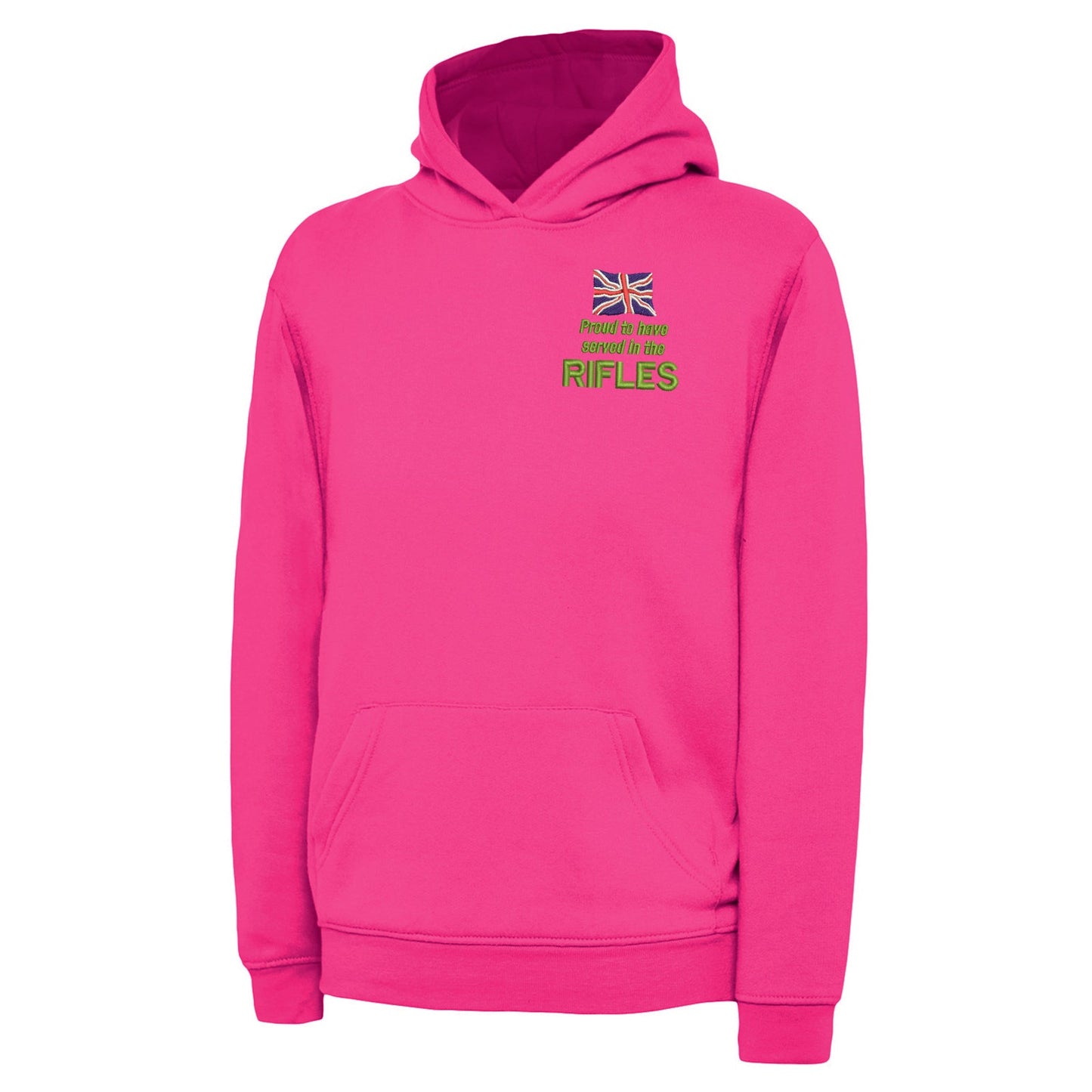 Proud to Have Served in The Rifles Embroidered Children's Hoodie