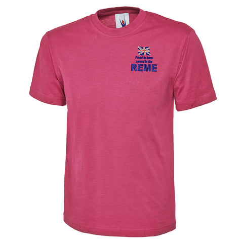 Proud to Have Served in The REME Embroidered Classic T-Shirt