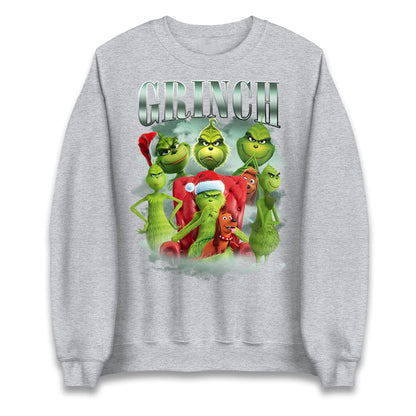 The Grinch Bootleg Christmas Jumper Mens