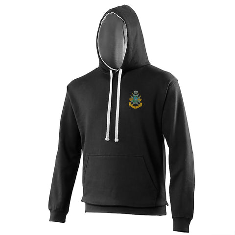 Sherwood Foresters Embroidered Contrast Hoodie