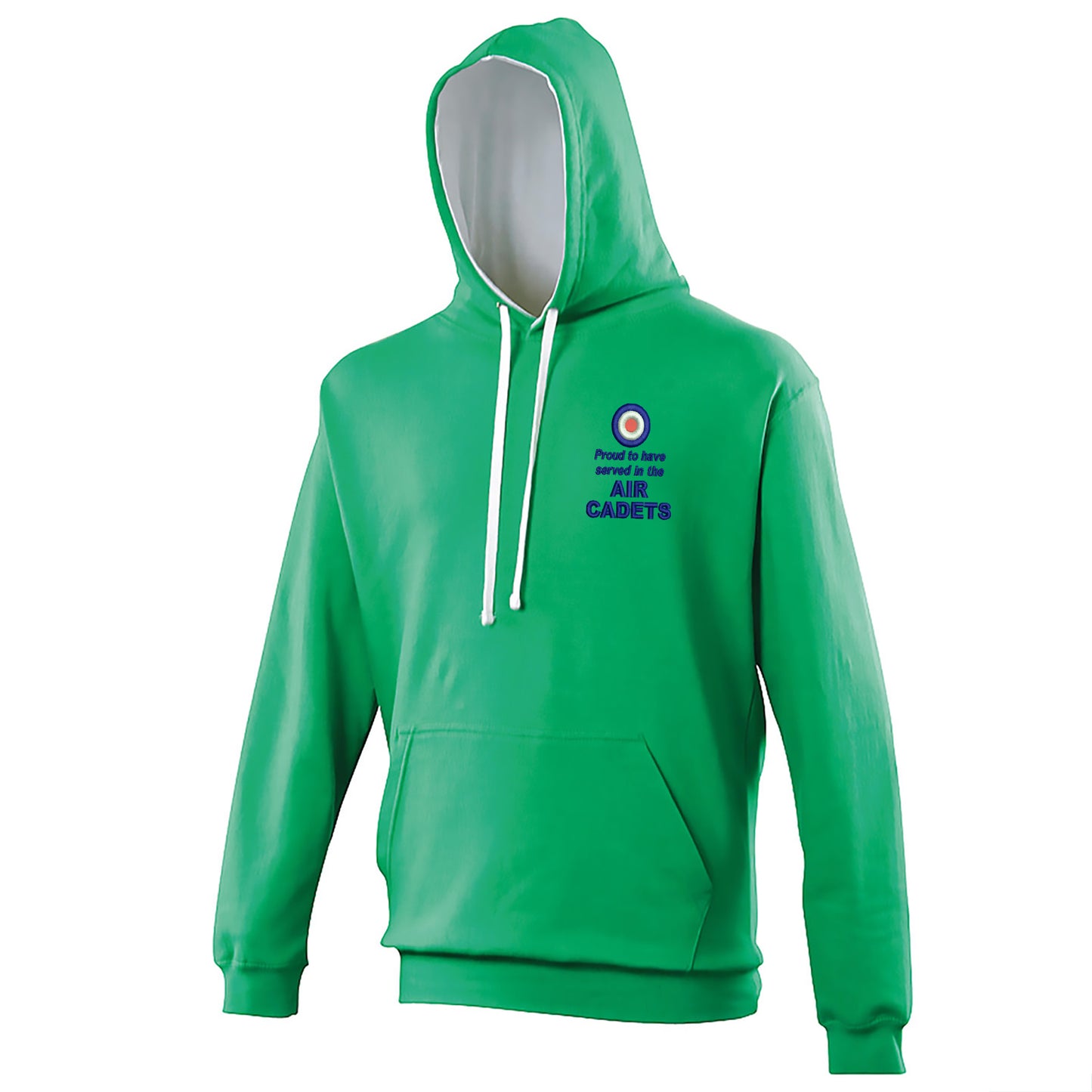 Proud to Have Served in The Air Cadets Embroidered Contrast Hoodie