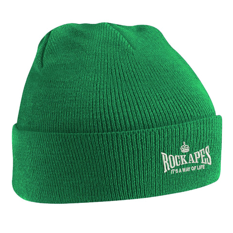 Rock Apes It's a Way of Life Embroidered Beanie Hat