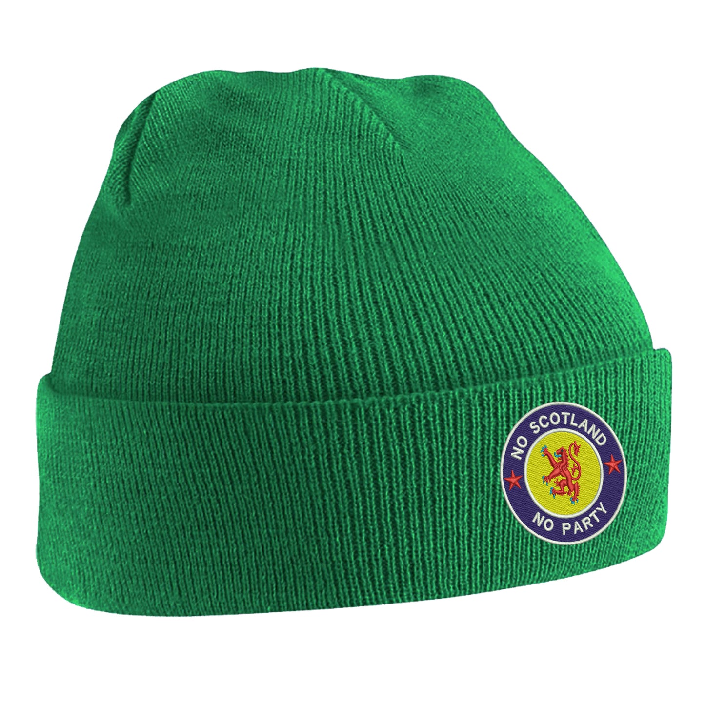 No Scotland No Party Embroidered Beanie Hat