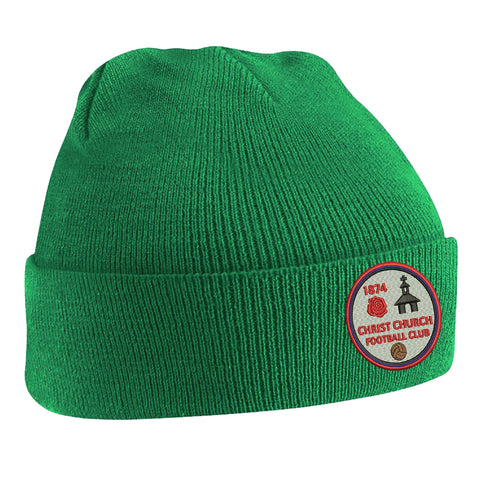 Retro Christ Church FC Embroidered Beanie Hat