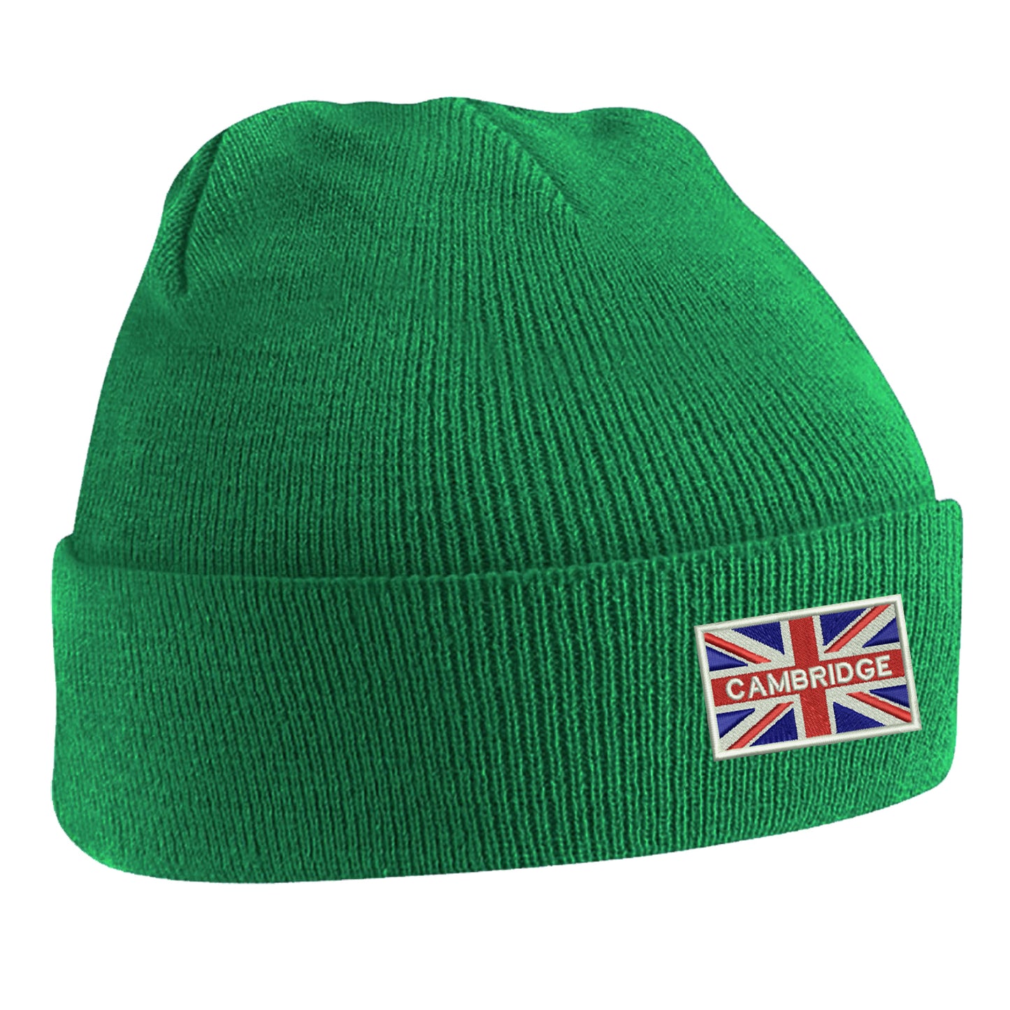 Cambridge Coloured Union Jack Beanie Hat