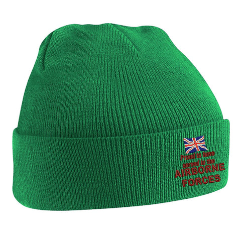 Proud to Have Served in The Airborne Forces Beanie Hat