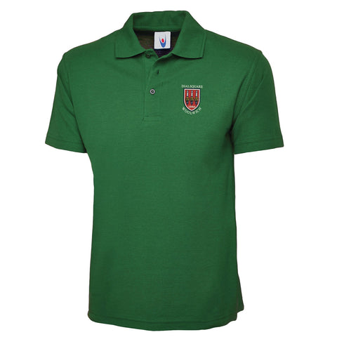 Retro Dial Square Embroidered Classic Polo Shirt