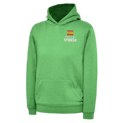 Proud to be Spanish Embroidered Children's Hoodie