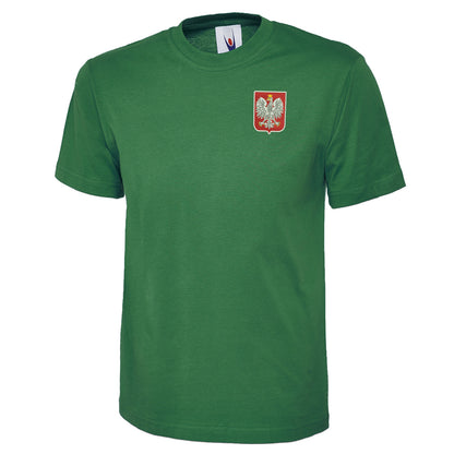 Retro Poland Embroidered Classic T-Shirt