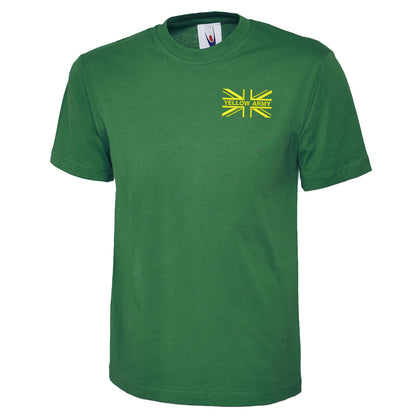 Yellow Army Union Jack T Shirt