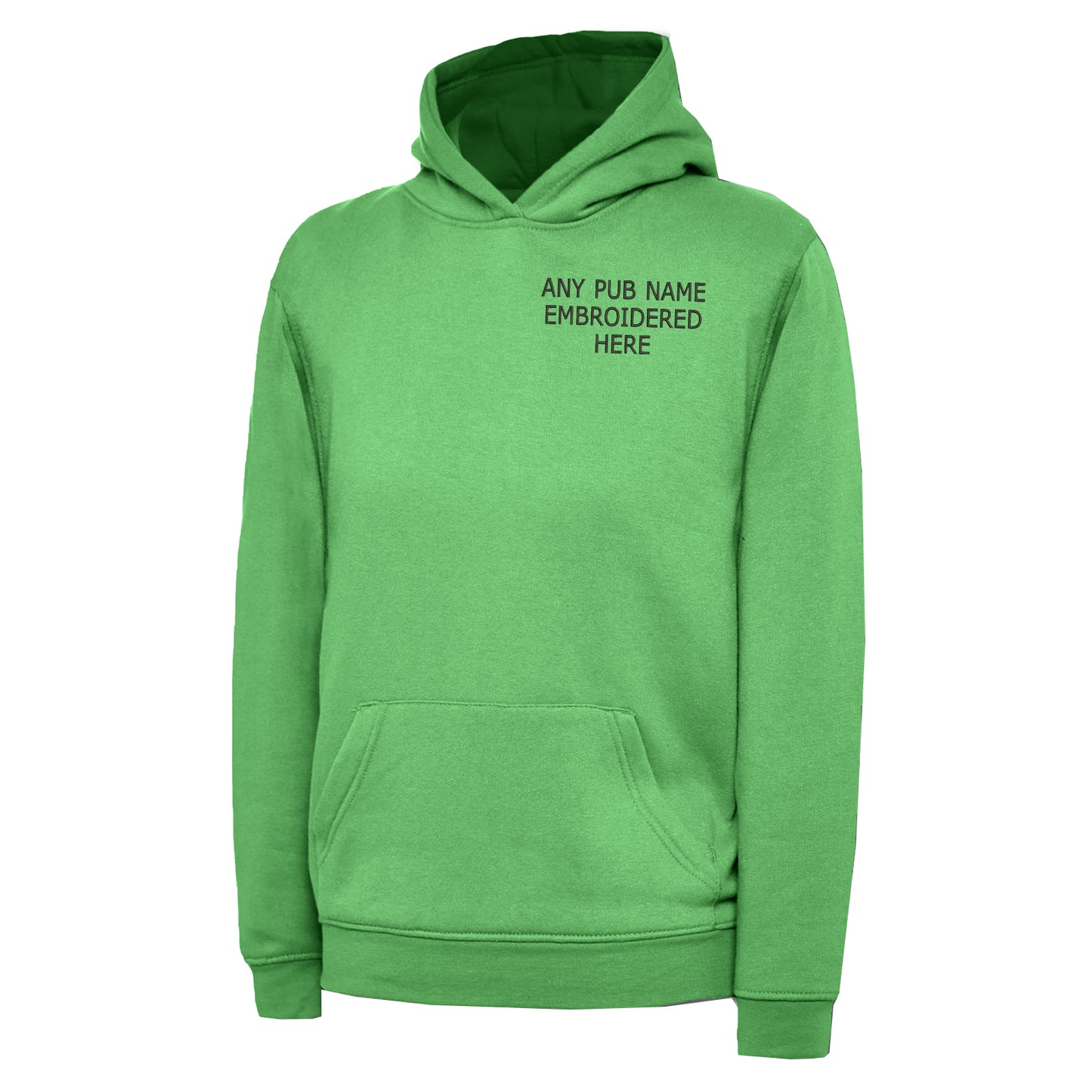 Personalised Embroidered Pub Embroidered Children's Hoodie