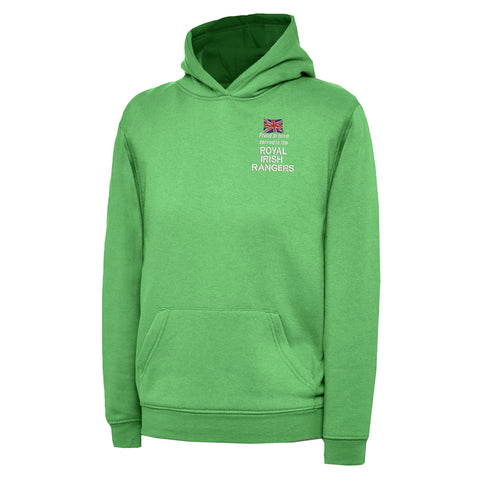 Proud to Have Served in The Royal Irish Rangers Embroidered Children's Hoodie