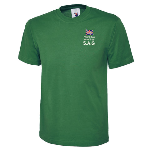 Proud to Have Served in The SAG Embroidered Classic T-Shirt