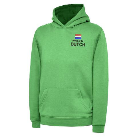 Proud to be Dutch Embroidered Children's Hoodie