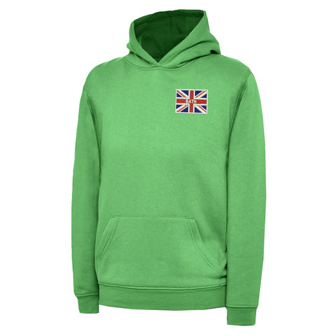 Bath Union Jack Embroidered Children's Hoodie