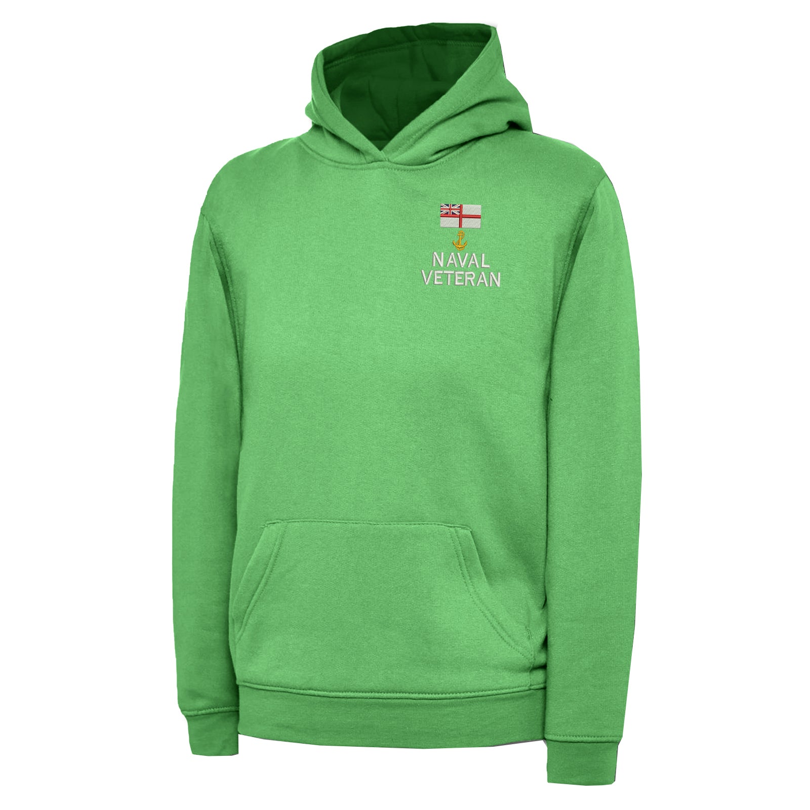 White Ensign Naval Anchor Veteran Children's Hoodie