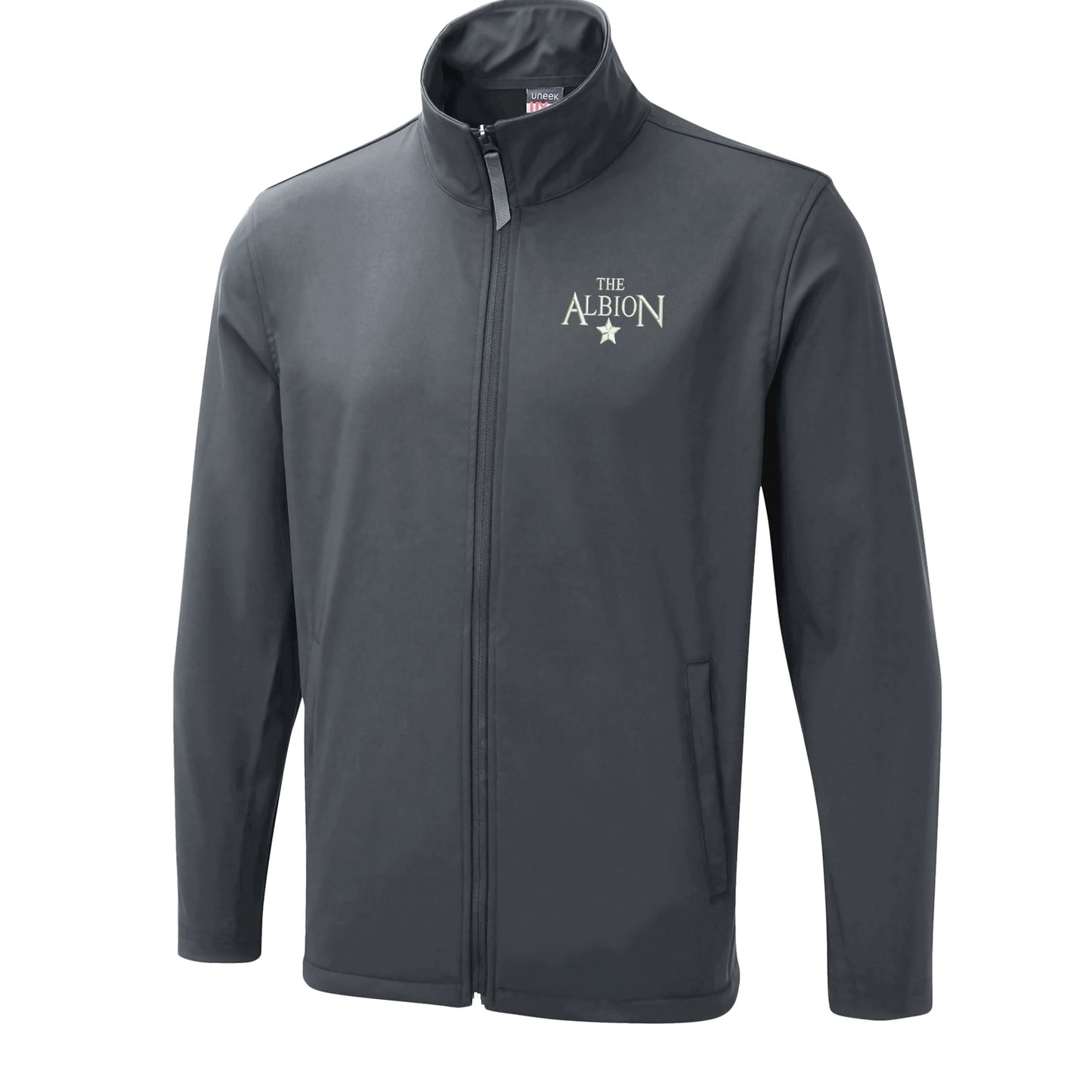 The Albion Embroidered Lightweight Soft Shell Jacket