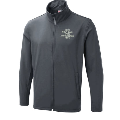 Personalised Golf Club Embroidered Lightweight Soft Shell Jacket