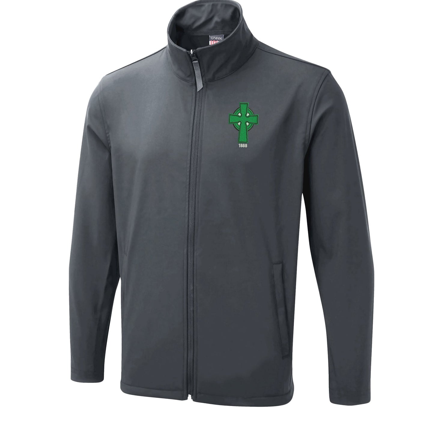 Retro Celtic 1888 Embroidered Lightweight Soft Shell Jacket