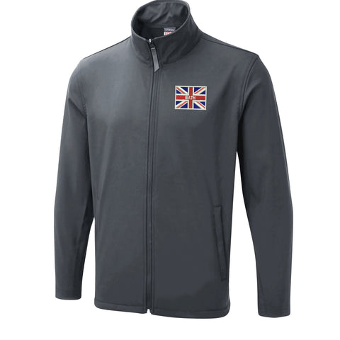 Bath Union Jack Embroidered Lightweight Soft Shell Jacket