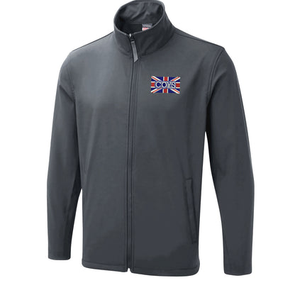 COYS Union Jack Embroidered Lightweight Soft Shell Jacket