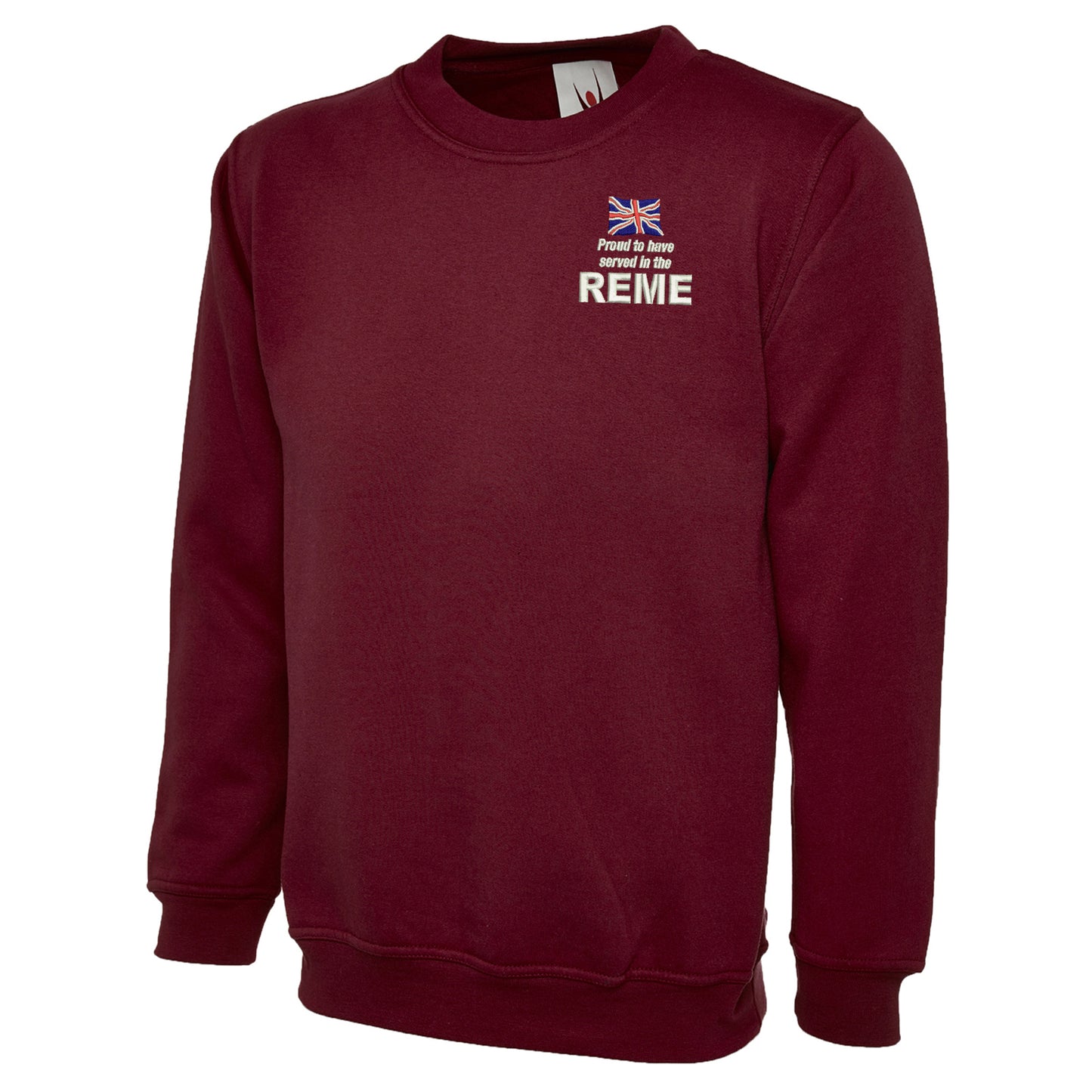 Proud to Have Served in The REME Embroidered Classic Sweatshirt