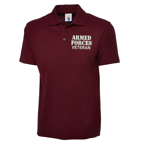 Armed Forces Veteran Polo Shirt