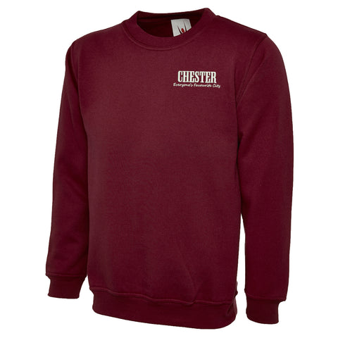 Chester Everyone's Favourite City Embroidered Classic Sweatshirt