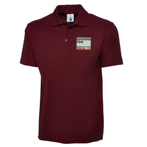 Ayresome Park TS1 Embroidered Classic Polo Shirt