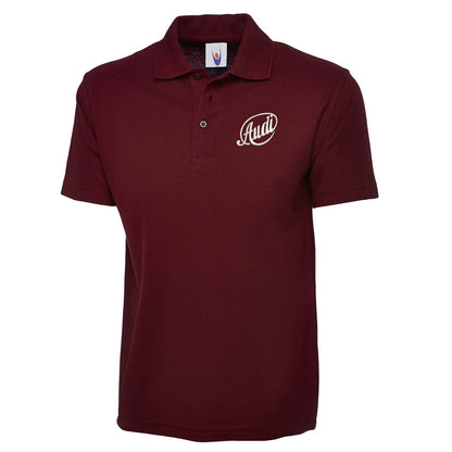 Retro Audi 1909 Embroidered Classic Polo Shirt