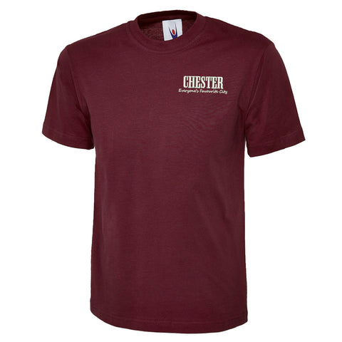 Chester Everyone's Favourite City Embroidered Classic T-Shirt