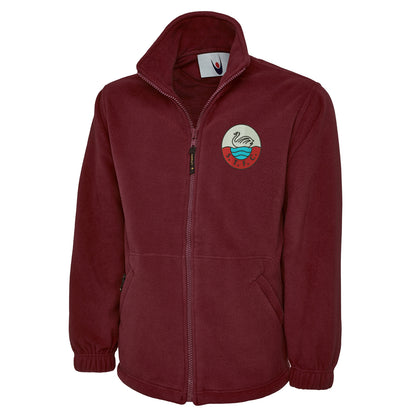 Retro Swansea 1960s Embroidered Premium Fleece Jacket