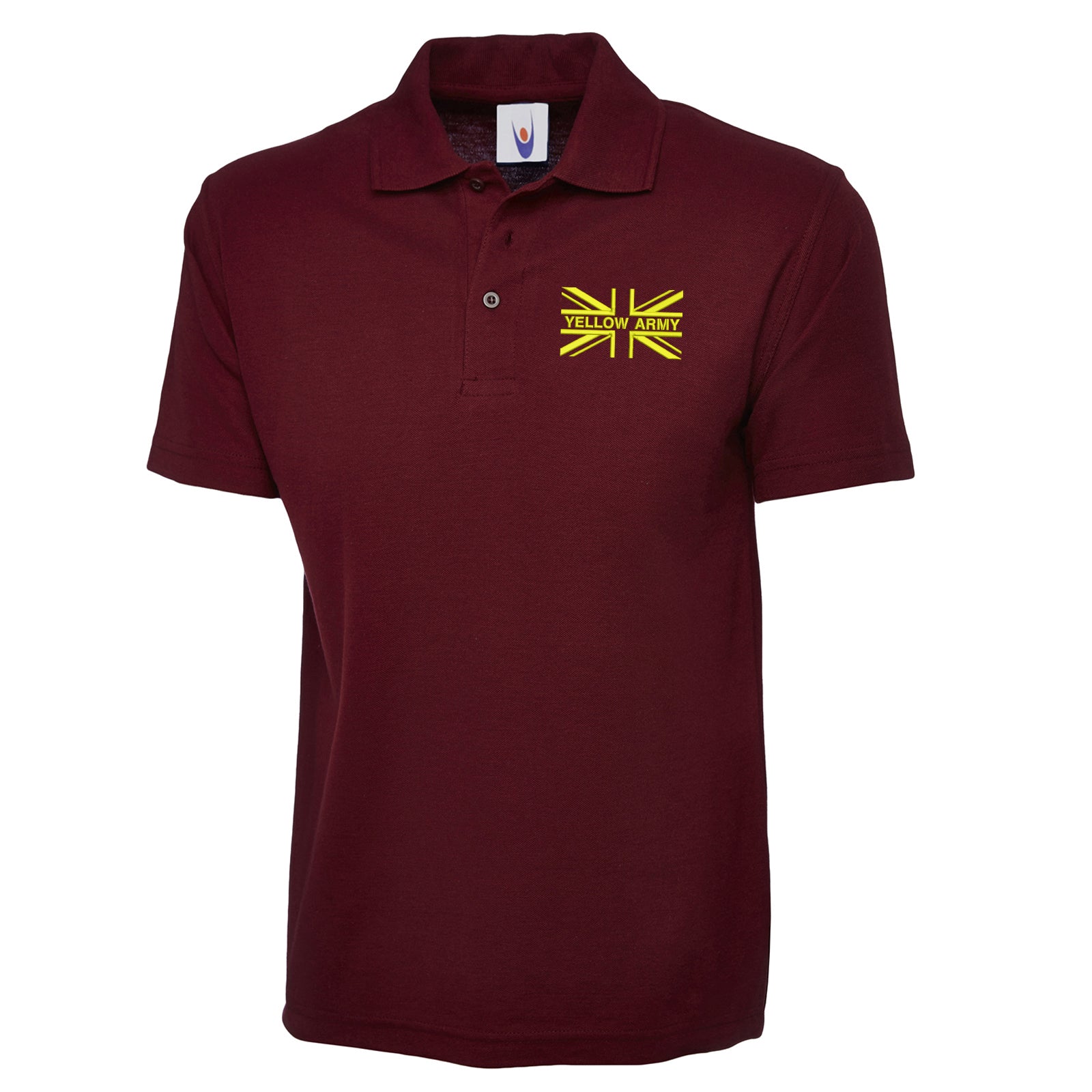 Yellow Army Union Jack Polo Shirt