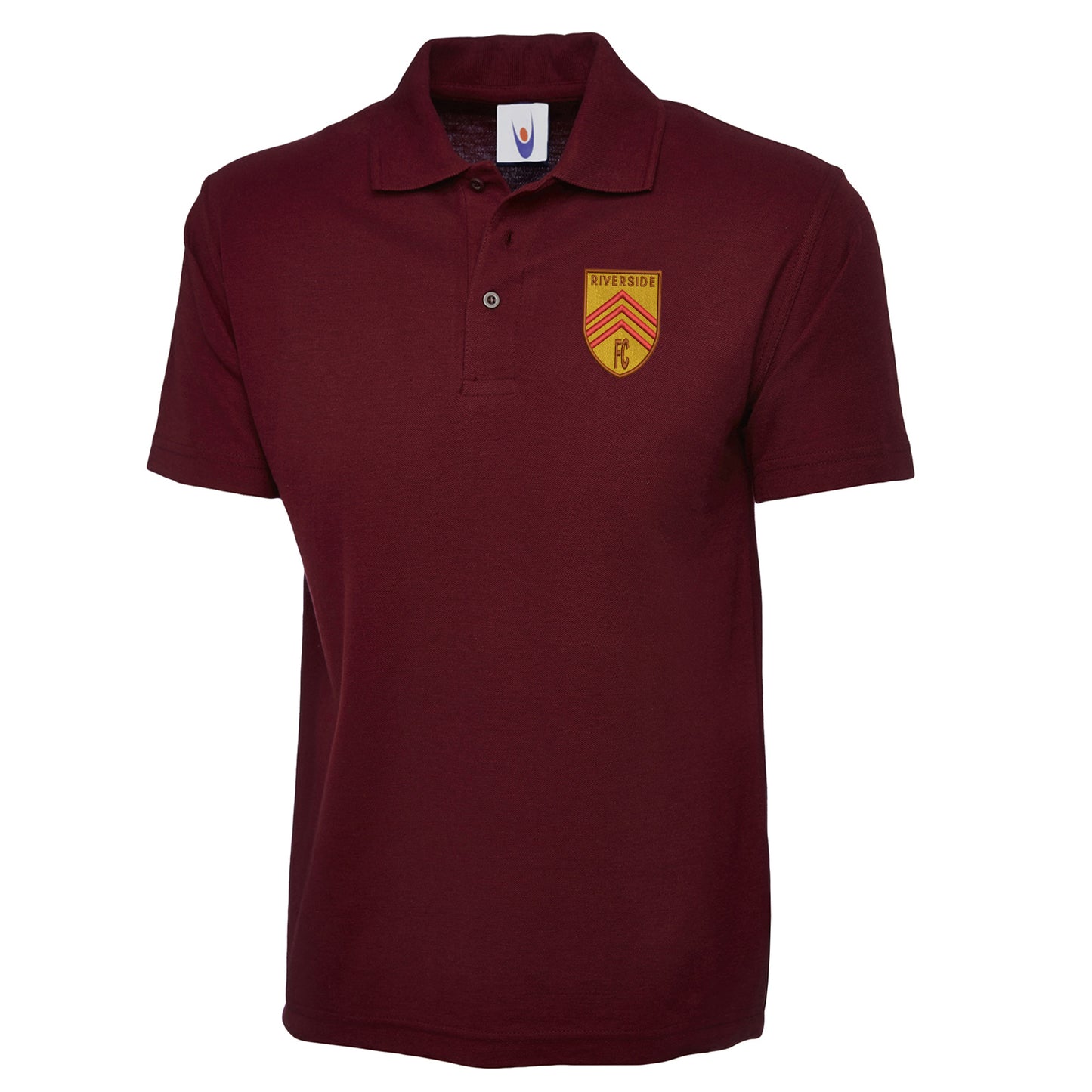 Retro Riverside FC Embroidered Classic Polo Shirt