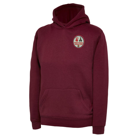 Retro Christ Church FC Embroidered Children's Hoodie