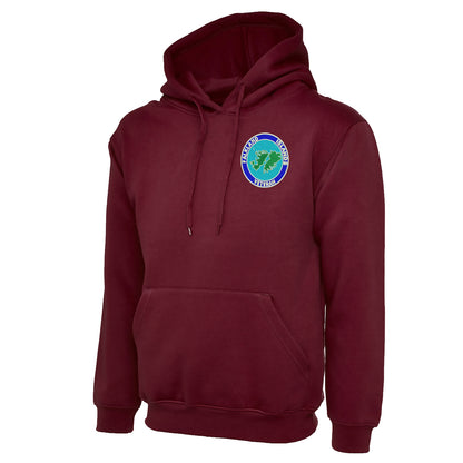 Falkland Islands Veteran Embroidered Classic Hoodie