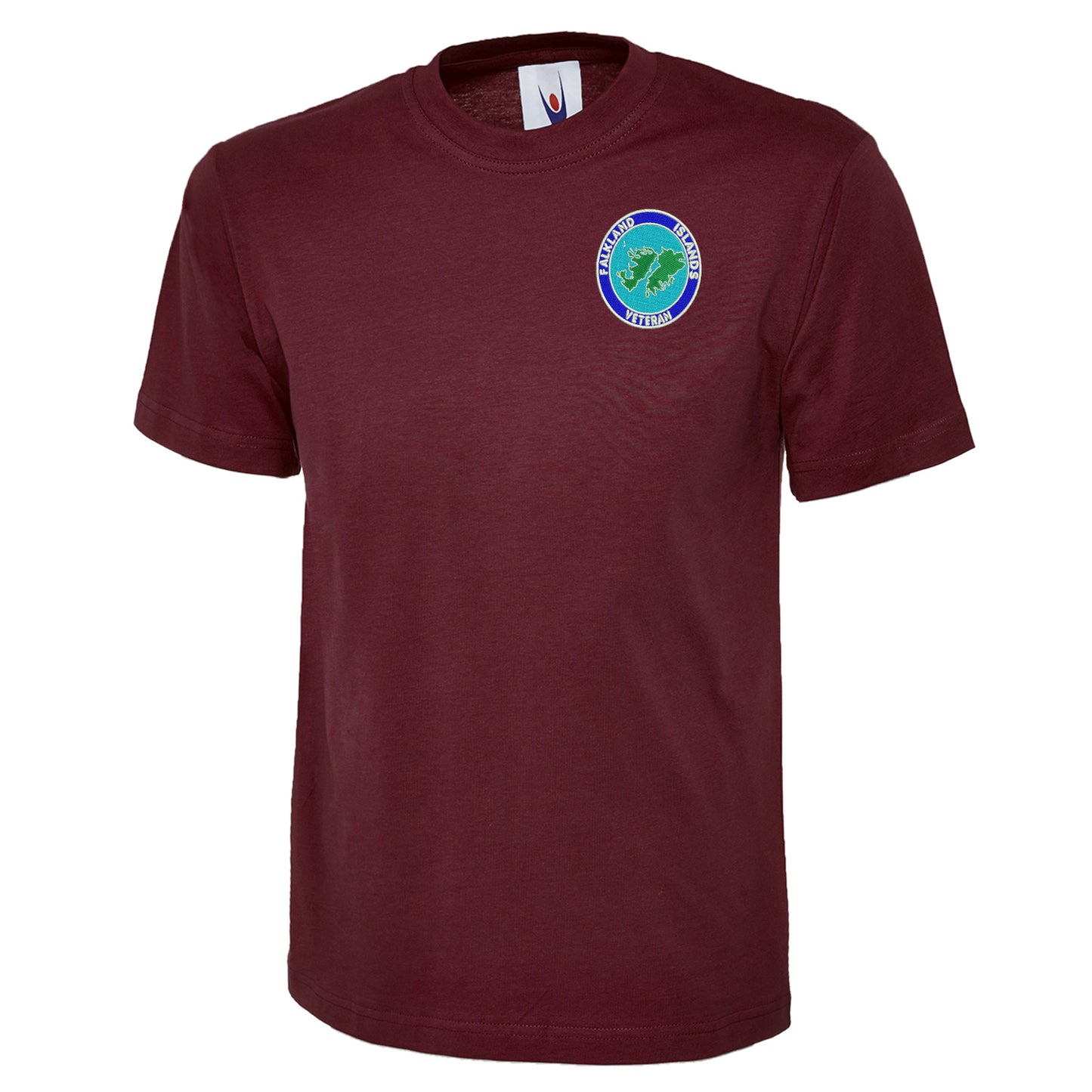 Falkland Islands Veteran Embroidered Classic T-Shirt