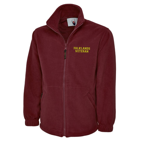 Falklands Veteran Embroidered Premium Fleece Jacket