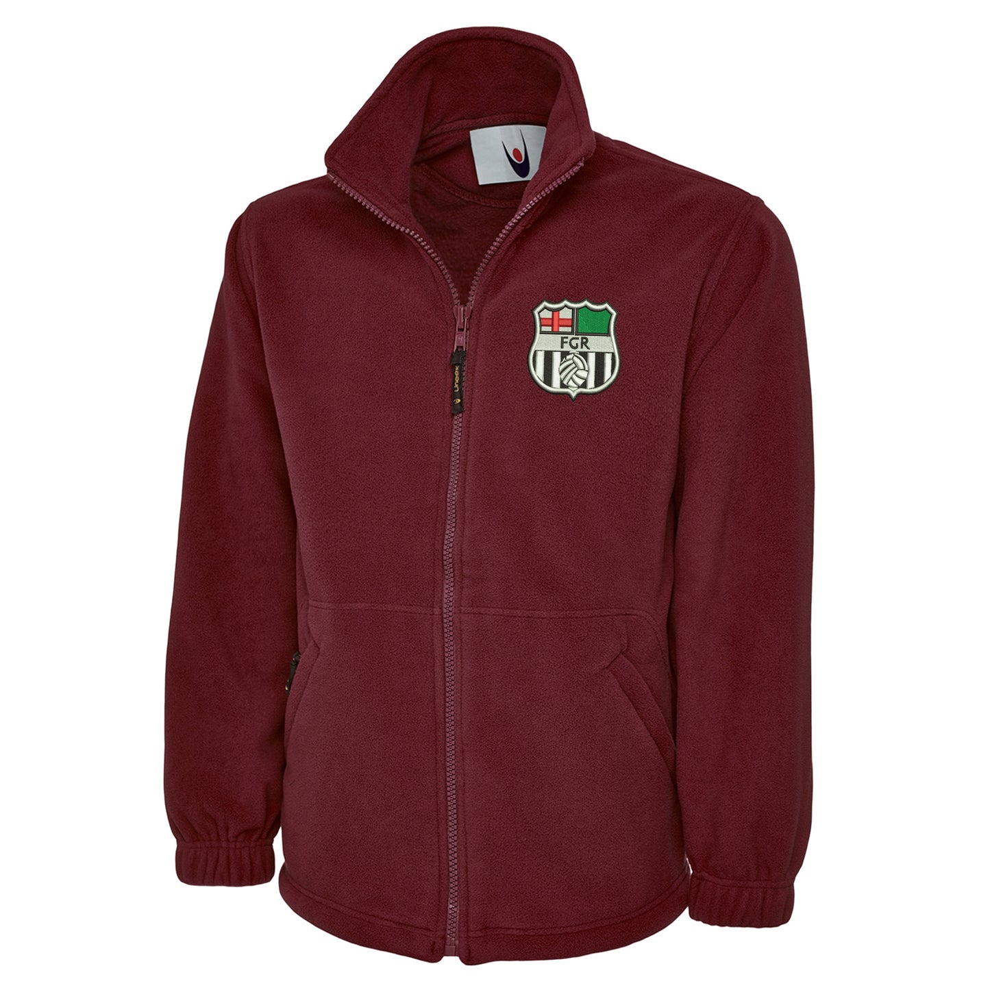 Retro Forest Green 1975 Embroidered Premium Fleece Jacket