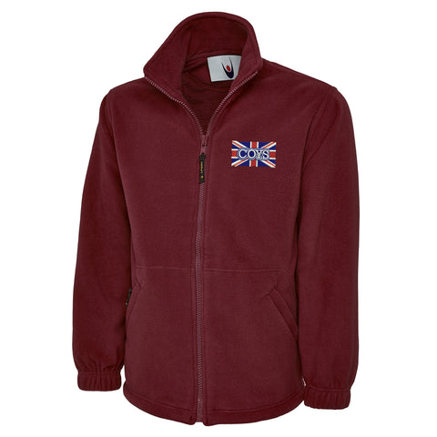 COYS Union Jack Embroidered Premium Fleece Jacket