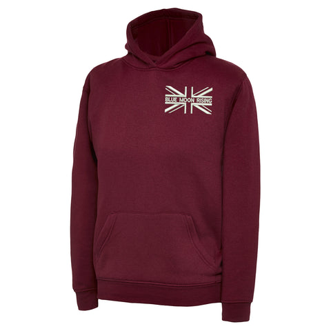 Blue Moon Rising Union Jack Hoodie