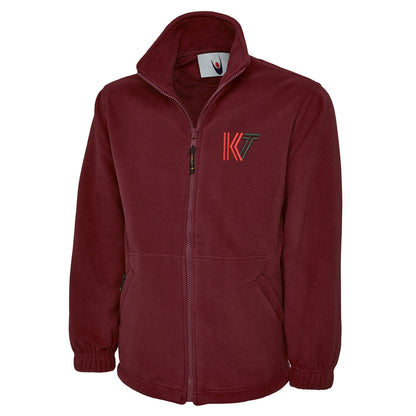 Retro Kettering Town Embroidered Premium Fleece Jacket