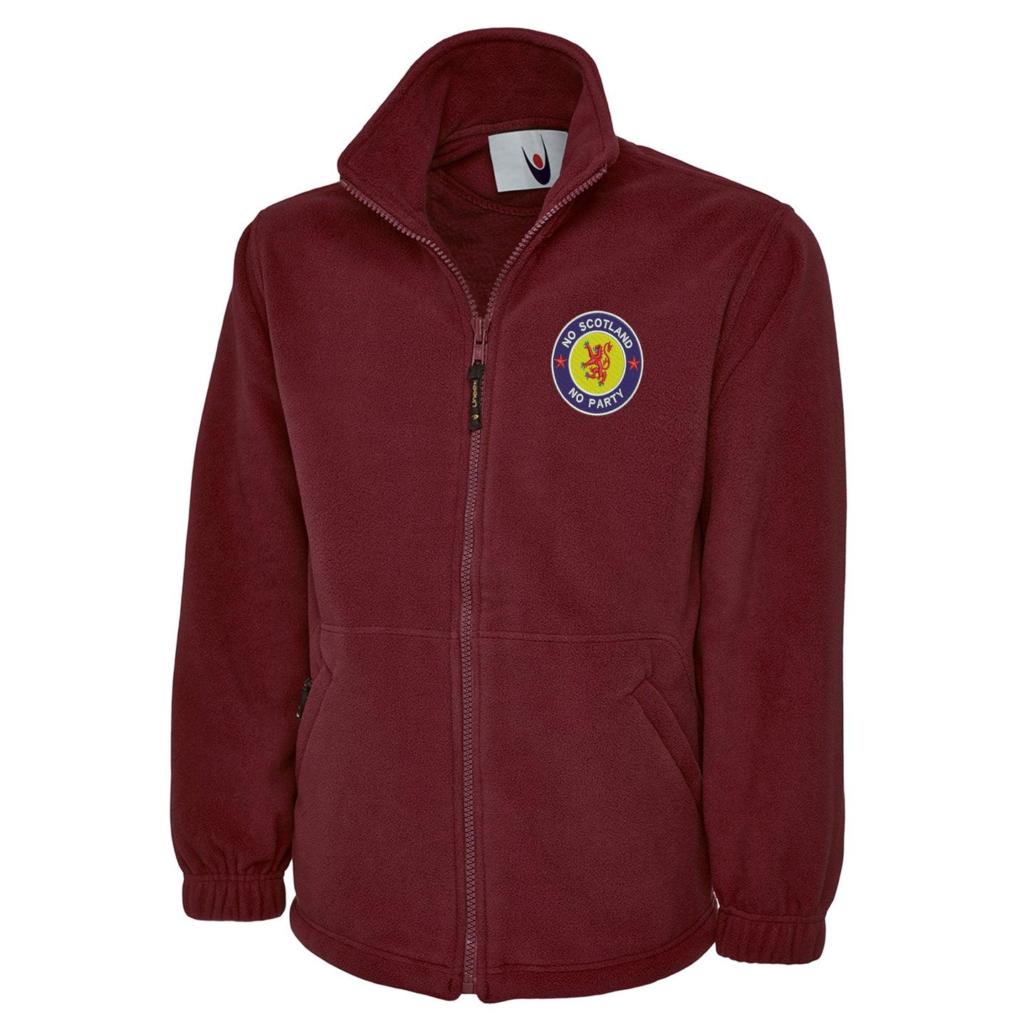 No Scotland No Party Embroidered Premium Fleece Jacket