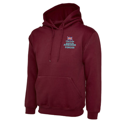 Proud to Have Served in The Airborne Forces Embroidered Classic Hoodie