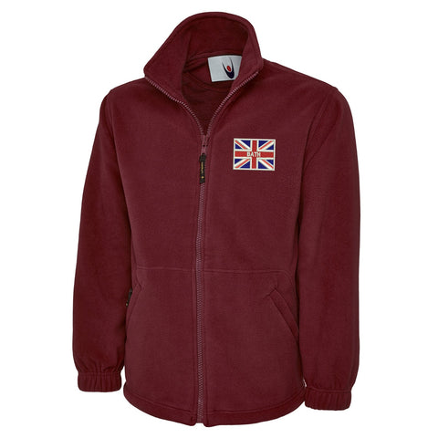 Bath Union Jack Embroidered Premium Fleece