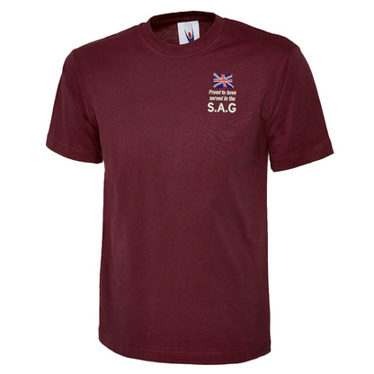 Proud to Have Served in The SAG Embroidered Classic T-Shirt