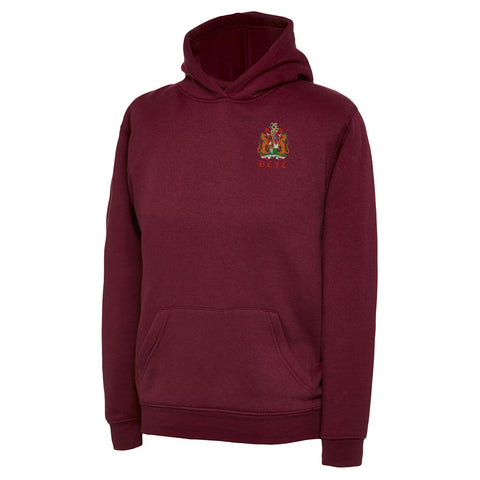 Retro Bristol City 1950s Embroidered Children's Hoodie