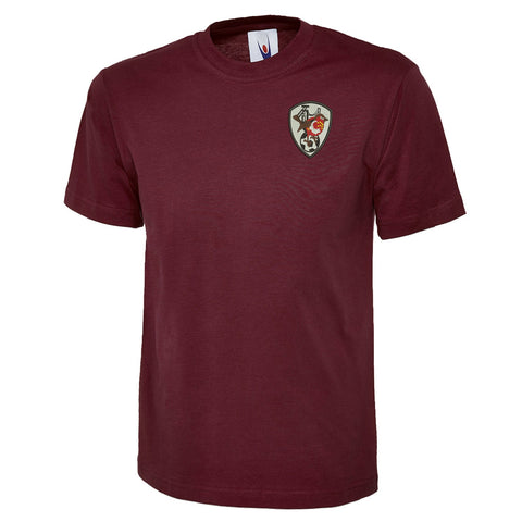 Retro Bristol City 1976 Embroidered Classic T-Shirt