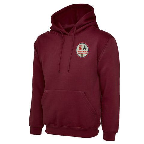 Retro Christ Church FC Embroidered Hoodie