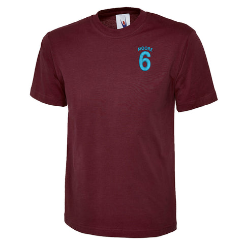 Moore 6 Embroidered Embroidered Classic T-Shirt